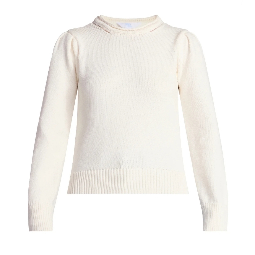 Time and Tru Women's Size M (8-10) Crewneck Sweater w/Long Sleeves NWT Beige